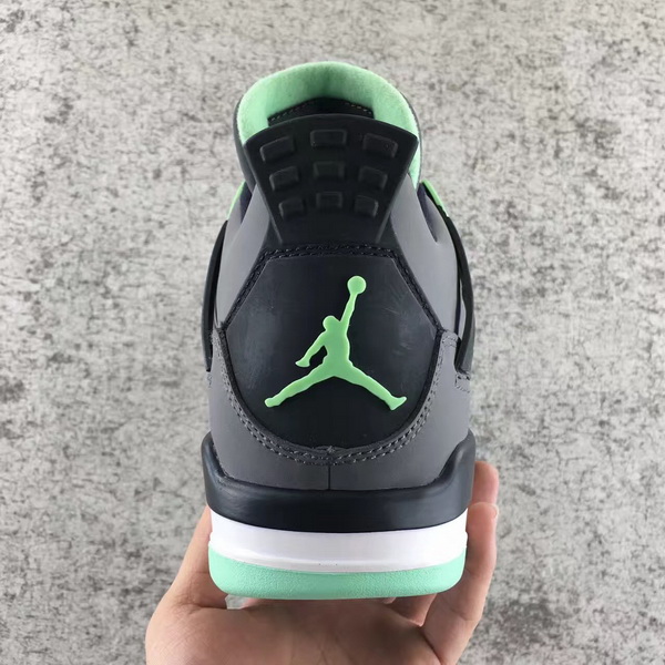 Authentic Air Jordan 4 Green Glow